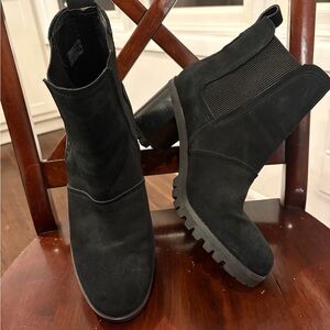 UGG Black Heeled Boots